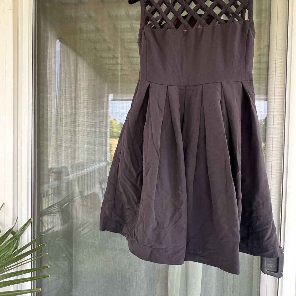 Dear Creatures Black Lattice Dress